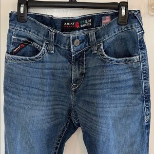 Mens ariat FR M7 slim straight leg jeans 30/32